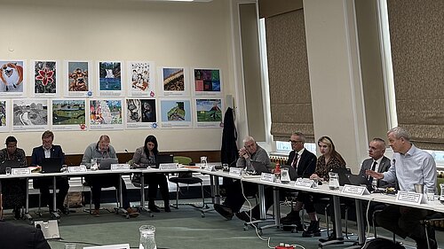 Roger Harmer speaking at January 2026 Council Cabinet Meeting