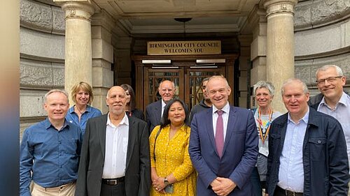 Liberal Democrat Council Group Photo with Ed Davey