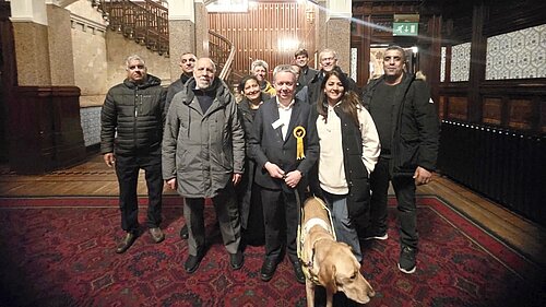 Liberal Democrats Group Moseley Win Election Night 