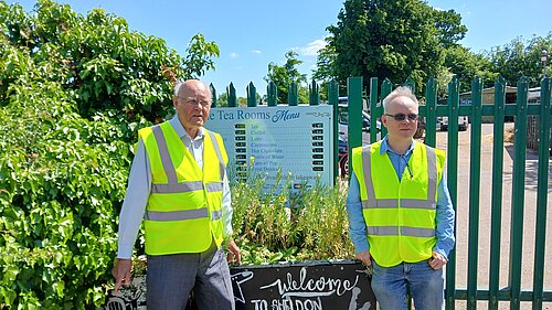 Cllrs Colin Green and Paul Tilsley