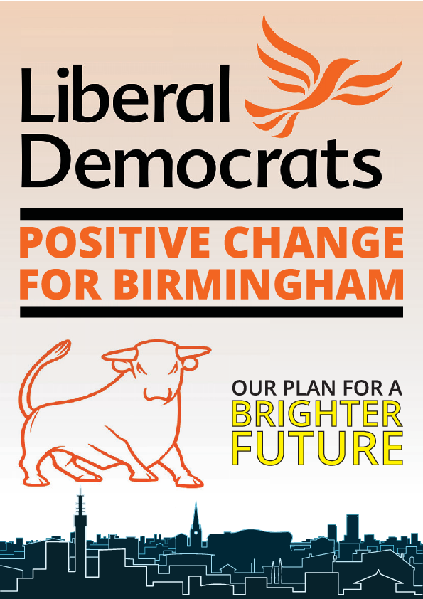 PDF of Birmingham Lib Dem 2026 Local Election Manifesto