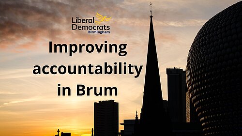 Improving accountability in Brum